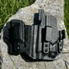 IWB sidecar for the FN 509 Compact w/ Nightstick TCM-10 in black carbon fiber kydex