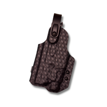 OWB Taco for a S&W M&P 9 Carry Comp with a Streamlight TLR-7 HL-X i basketweave black kydex