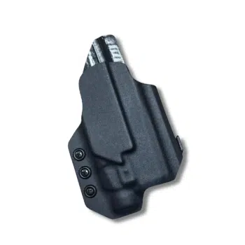 OWB taco for the PSA Dagger w/ Streamlight TLR-7 HLX. In black kydex.