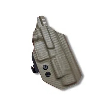 OWB taco for a Canik Rival SFX in carbon fiber FDE kydex