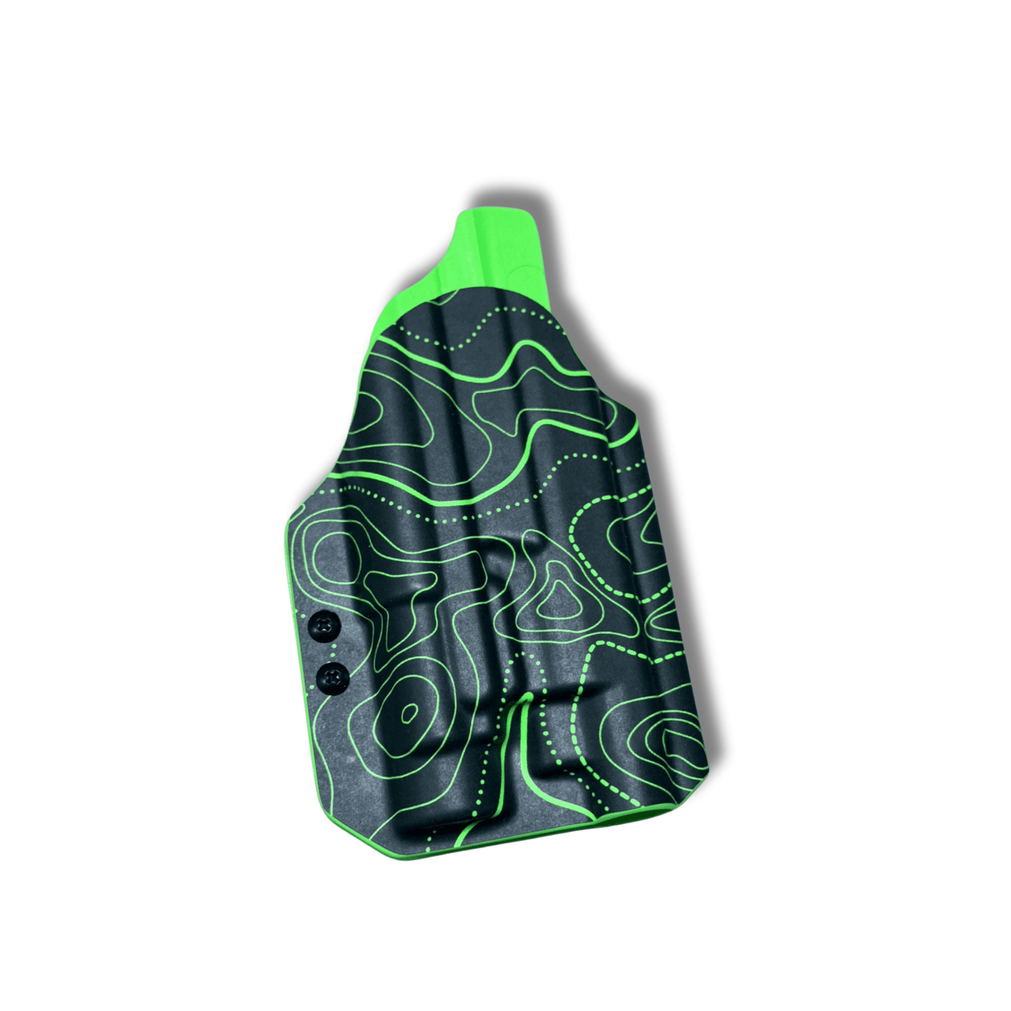 OWB taco for a XD-M 4.5” w/ Streamlight TLR-1 HL-X in Zombie green reversed topo