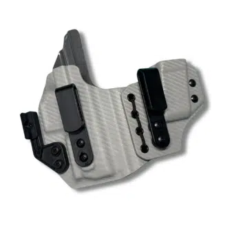 IWB sidecar for a IWI Masada in battleship grey carbon fiber front and gunmetal grey rear kydex IWB sidecar for a IWI Masada in battleship grey carbon fiber front and gunmetal grey rear kydex