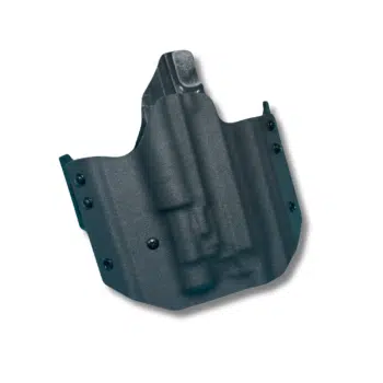 OWB pancake for a Beretta M9A3 with a Stream Light TLR-1 in storm grey kydex OWB pancake for a Beretta M9A3 with a Stream Light TLR-1 in storm grey kydex