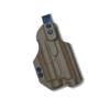OWB Taco for a Beretta M9A4 with a Olight Baldr Pro in coyote brown kydex