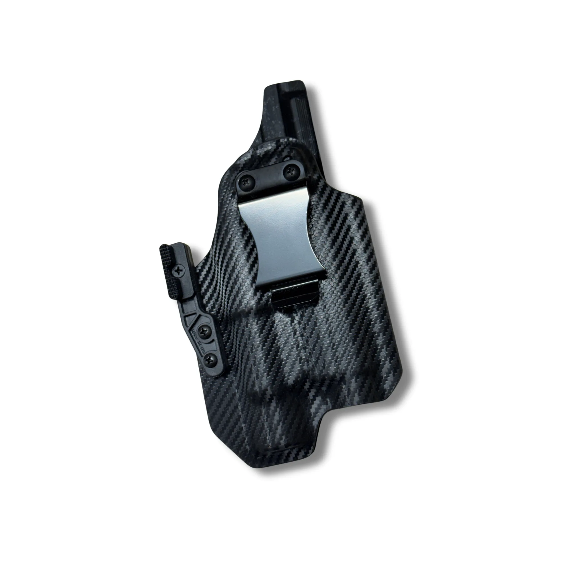 iwb fir H&K VP9 w/ Olight PL- Turbo in corbon fiber black kydex iwb fir H&K VP9 w/ Olight PL- Turbo in corbon fiber black kydex