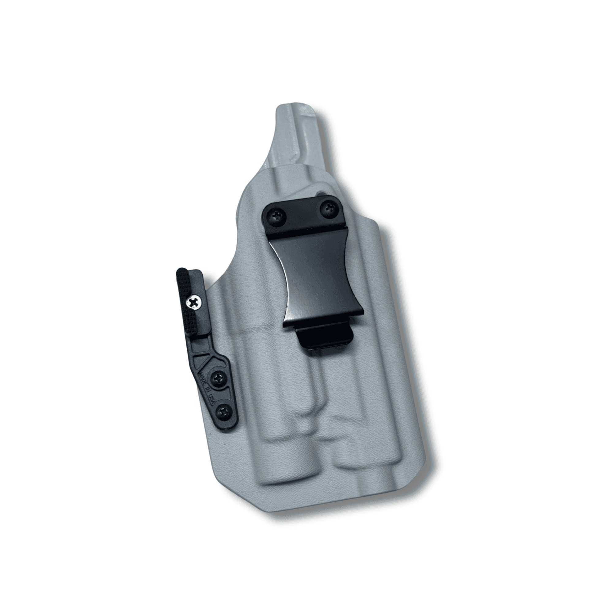 IWB for a Smith & Wesson M&P 5.7 w/ Streamlight TLR-1 HL-X in battleship gray kydex