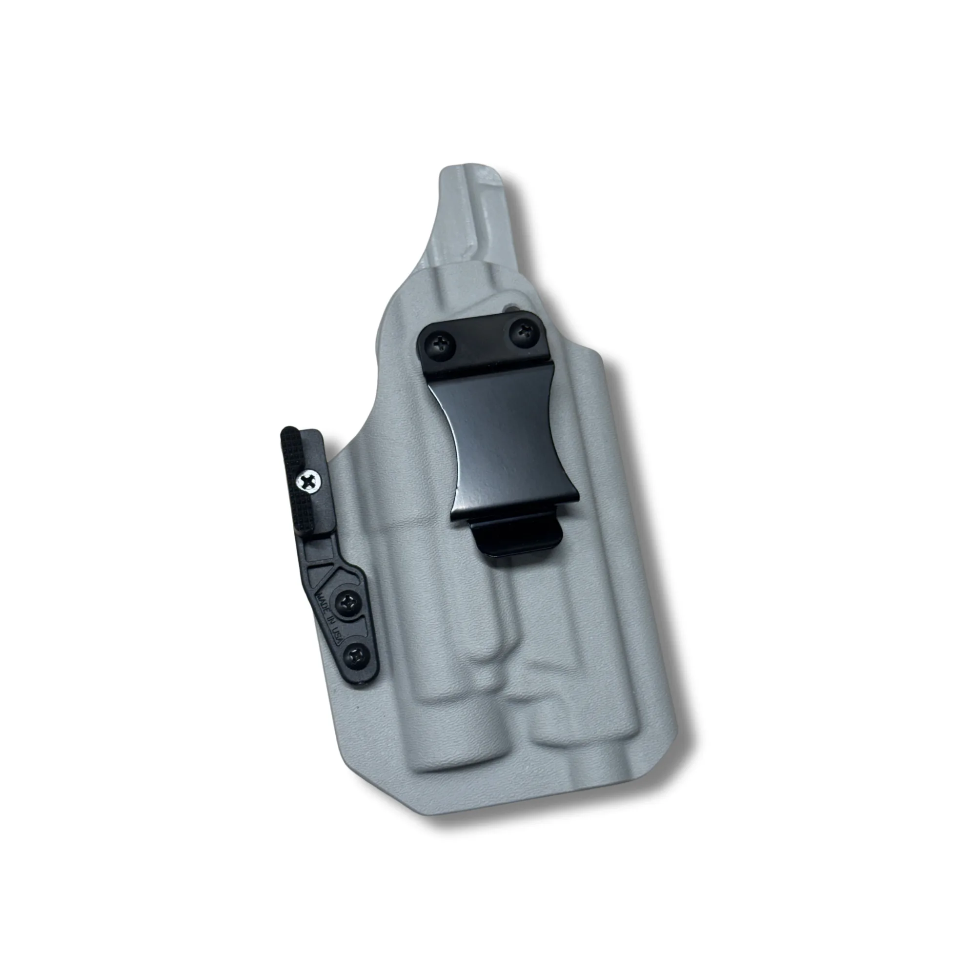 IWB for a Smith & Wesson M&P 5.7 w/ Streamlight TLR-1 HL-X in battleship gray kydex