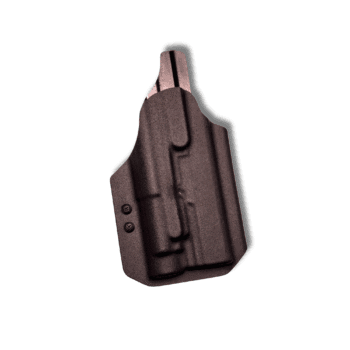 OWB taco for the Walther PDP 5” With a Streamlight TLR-1 HL-X in black kydex