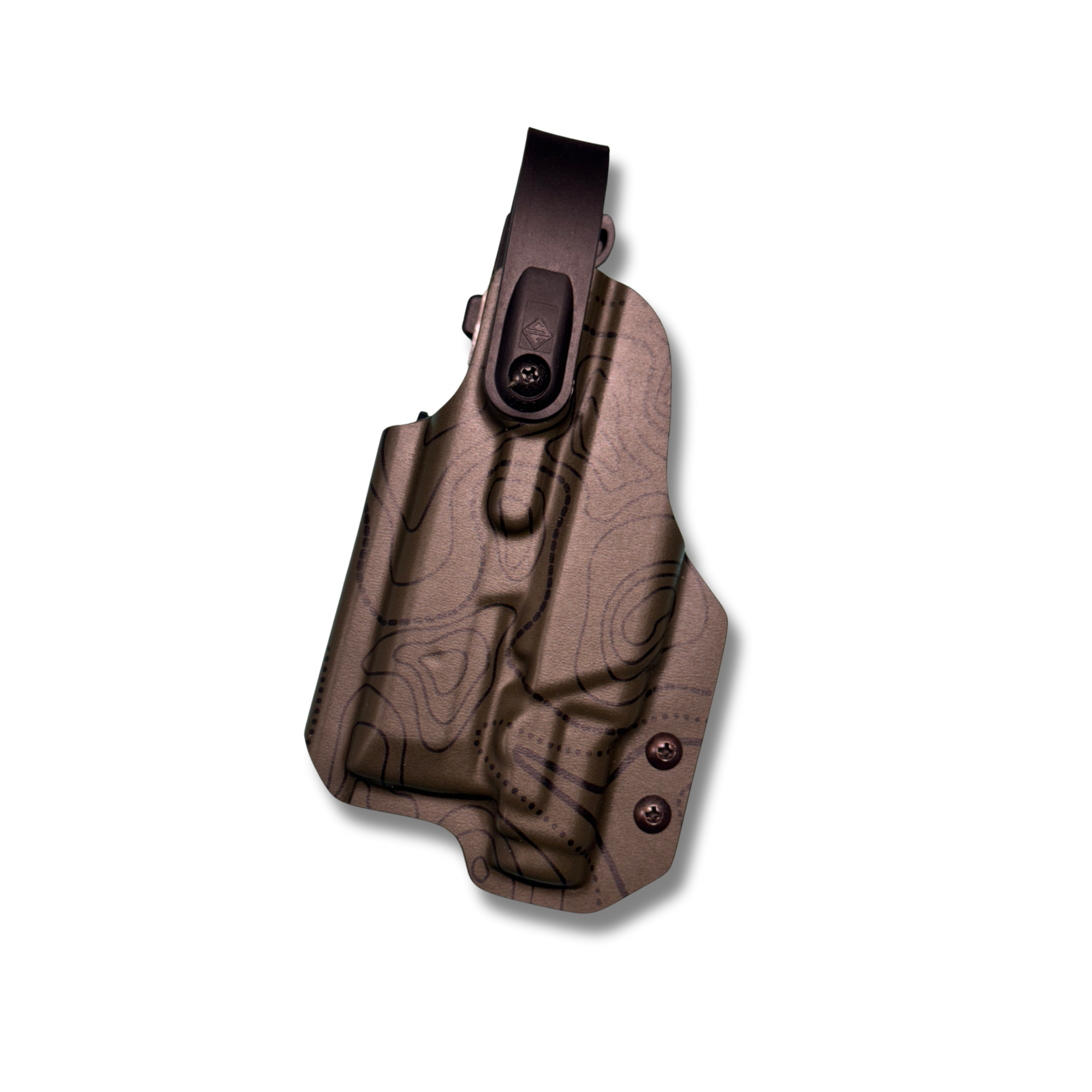 OWB taco for a IWI Masada Slim Commander Elite with a Streamlight TLR-7 Sub in ODG Topo kydex OWB taco for a IWI Masada Slim Commander Elite with a Streamlight TLR-7 Sub in ODG Topo kydex