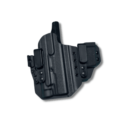 OWB taco for the Walther PDP 5” With a Streamlight TLR-1 HL-X in black kydex