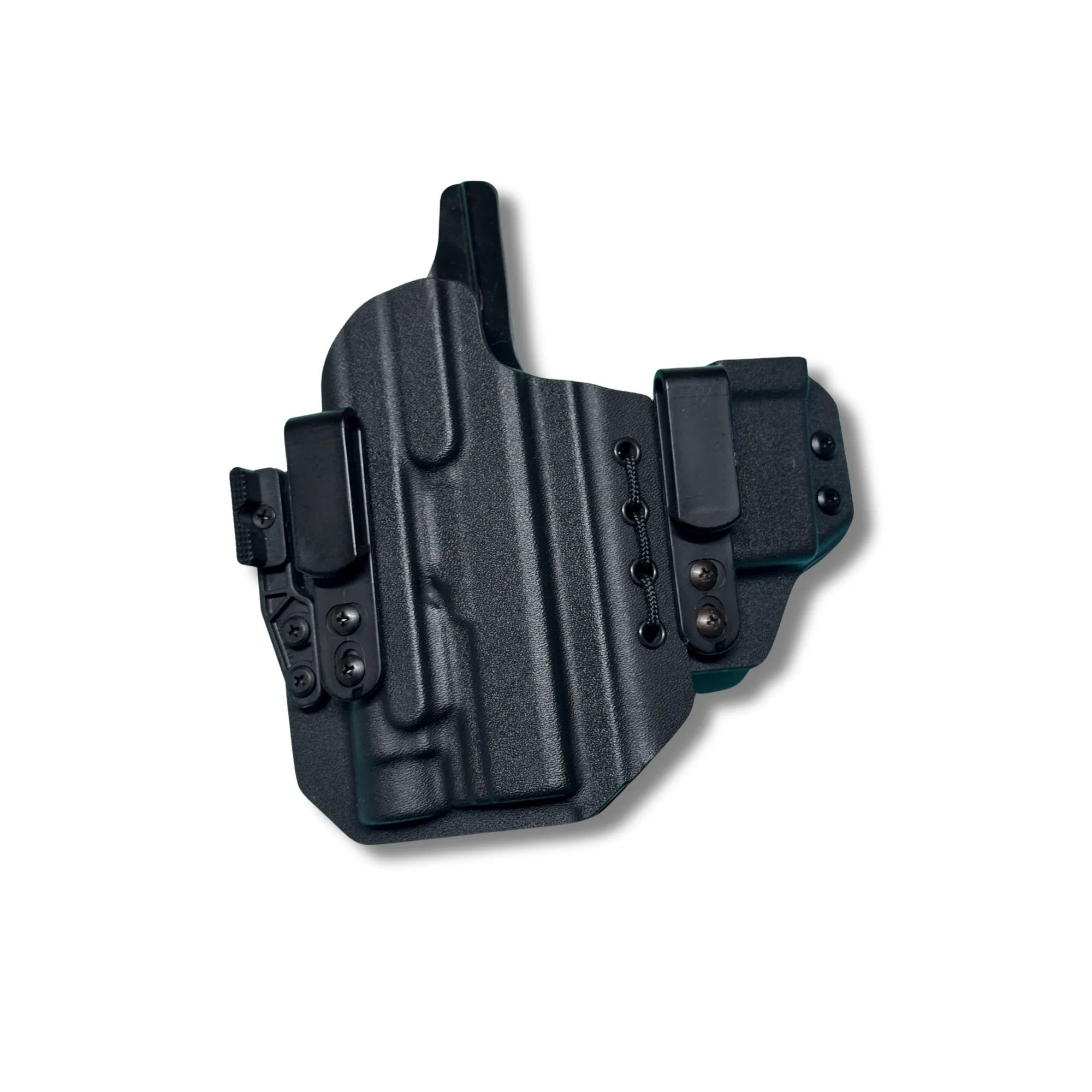 OWB taco for the Walther PDP 5” With a Streamlight TLR-1 HL-X in black kydex