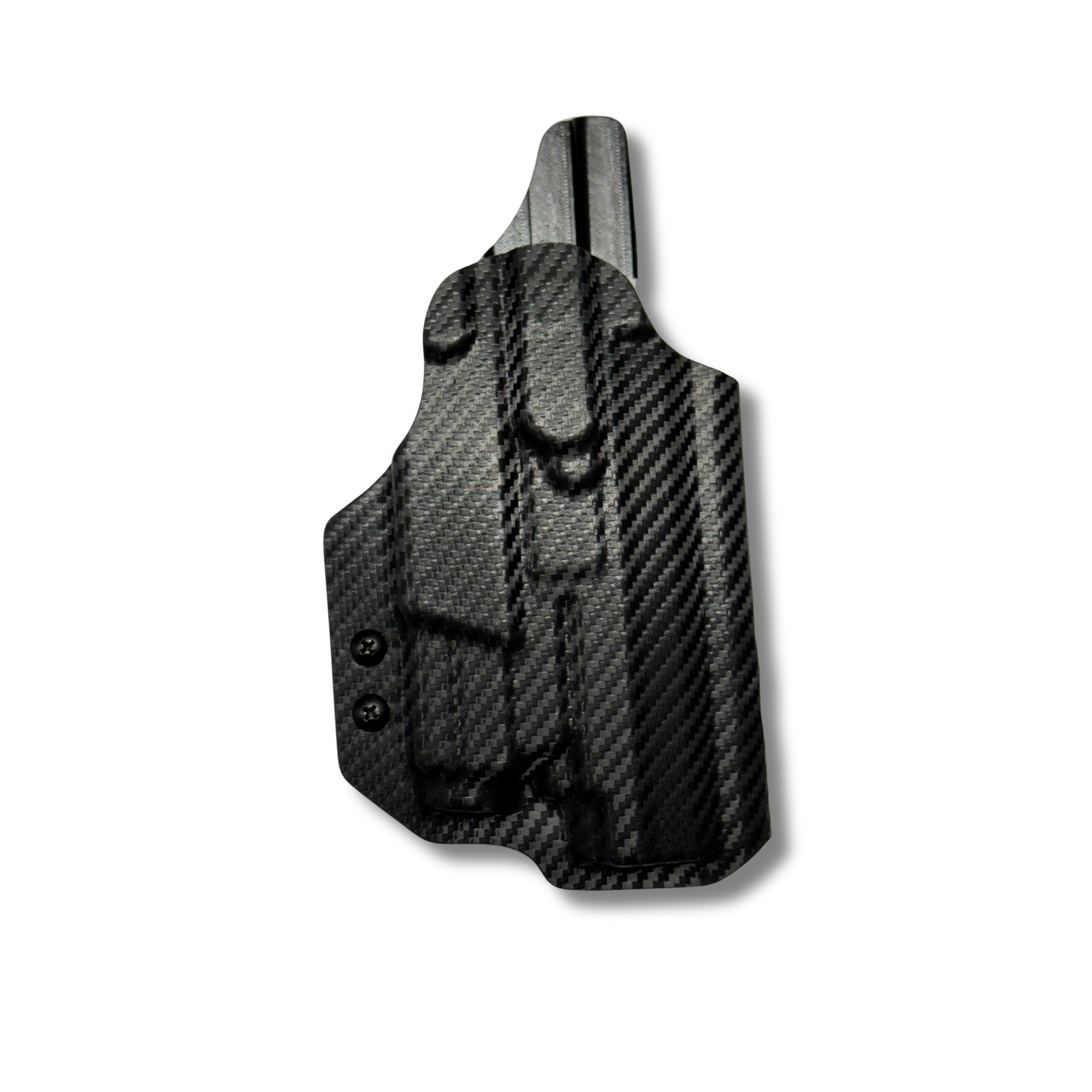 OWB Taco for the Canik TTI Combat w/ Olight Baldr S in carbon fiber black kydex OWB Taco for the Canik TTI Combat w/ Olight Baldr S in carbon fiber black kydex