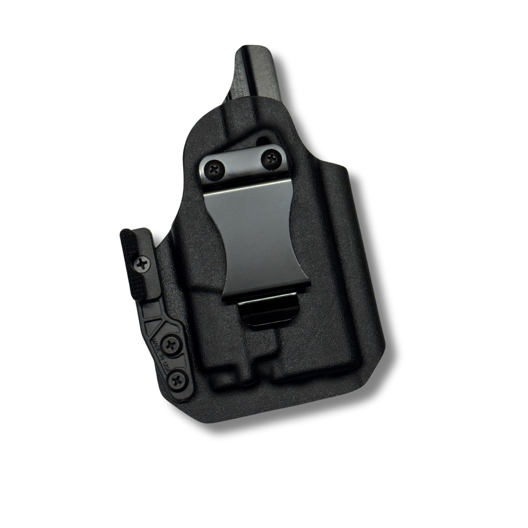 IWB for Springfield Armory Hellcat Pro w/ Olight PL-Mini 3 in black kydex