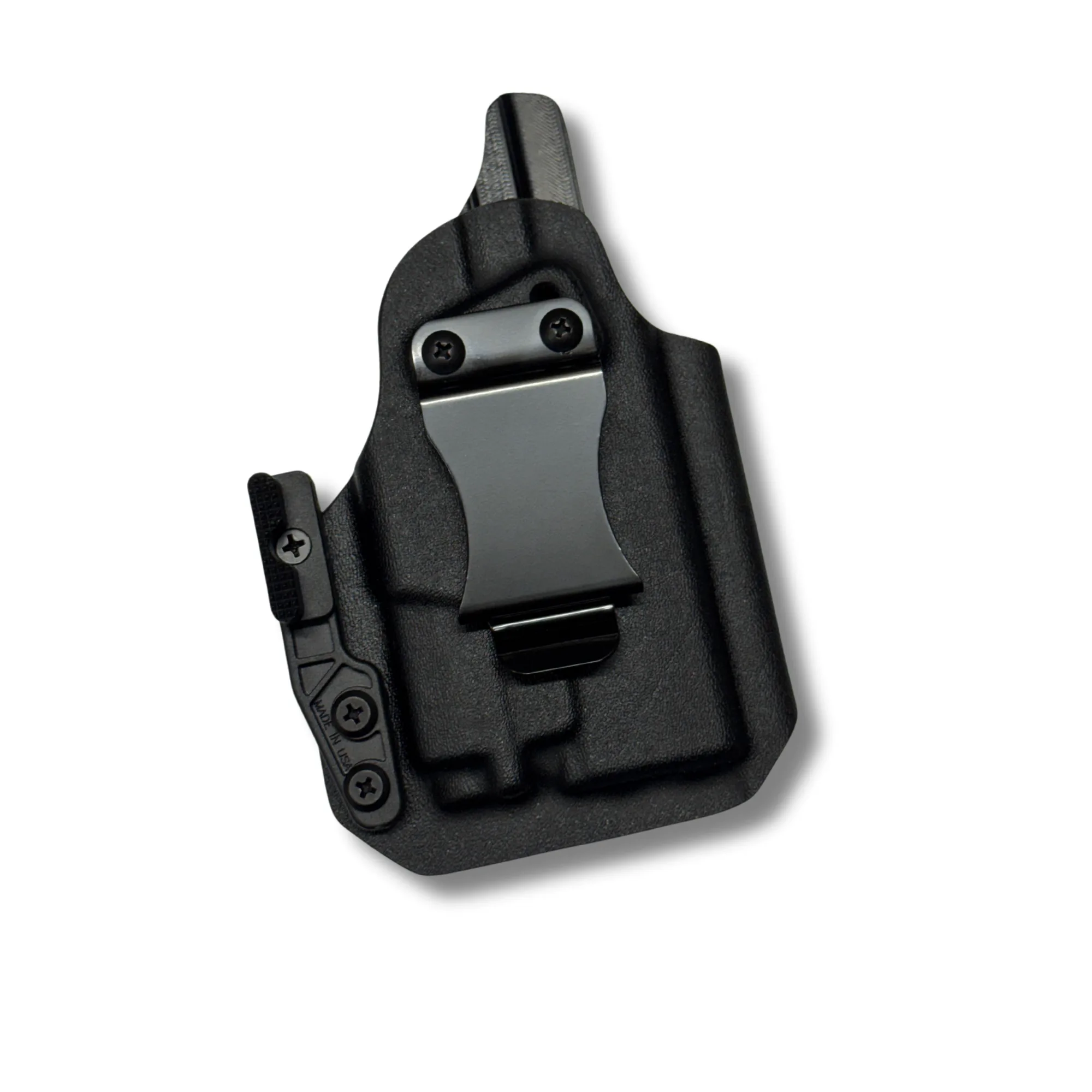 IWB for Springfield Armory Hellcat Pro w/ Olight PL-Mini 3 in black kydex
