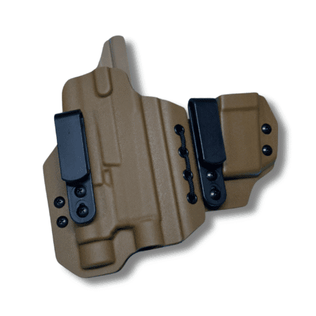 iwb sidecar PSA Dagger + olight pl-3 coyote brown kydex