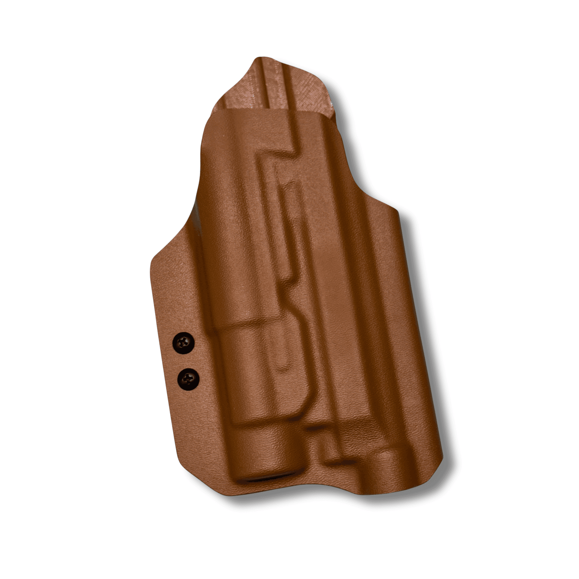 OWB taco for a Beretta M9A4 with a Streamlight TLR-1 in coyote brown kydex