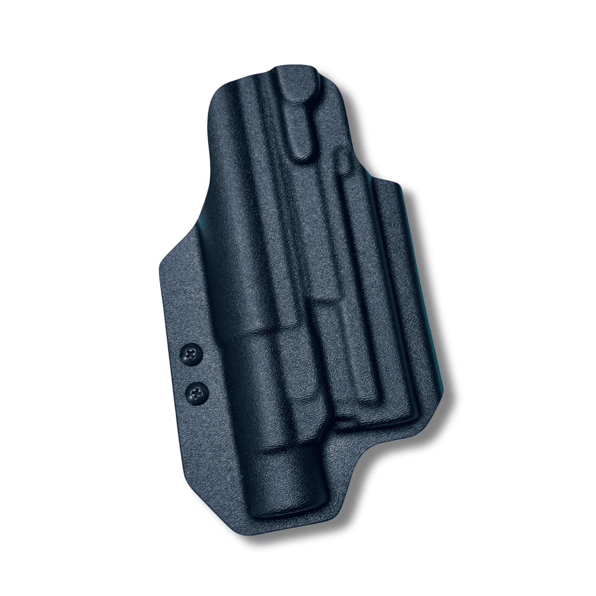 Owb taco for a Smith & Wesson M&P9 with a Nightstick TWM-30 in black kydex